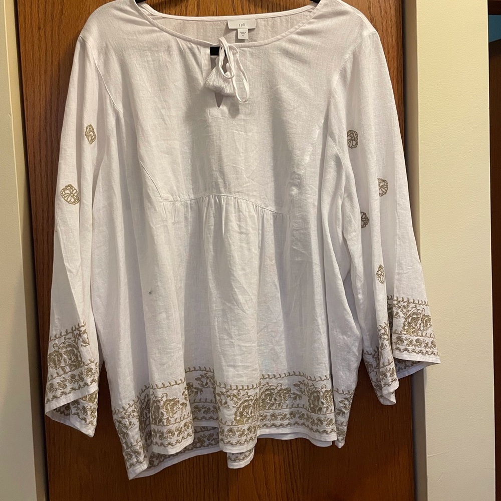 BOHO Linen Blouse